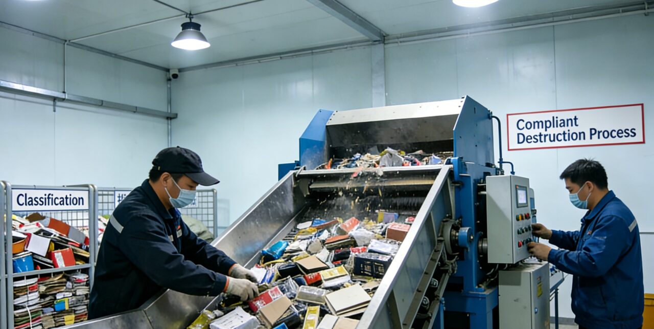 Destruction of Unsold Products | Professional & Compliant Disposal Service